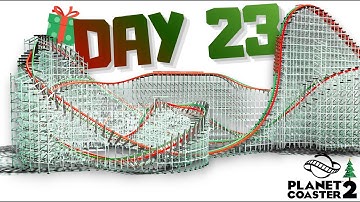 COASTER CALENDAR #23 - Christmas RMC Hybrid Coaster | Planet Coaster 2