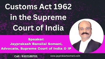 Customs Act 1962