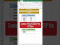 VLOOKUP Excel Shortcut Key  | Excel Tutorial | #shorts #youtubeshorts #trending