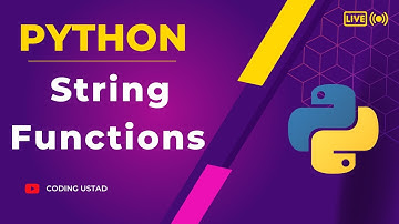 String functions  | python strings function tutorial in hindi
