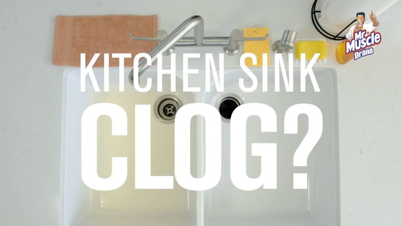Mr Muscle® Drano® Crystals Kitchen How To Video Destroys The Toughest Kitchen Clogs! YouTube
