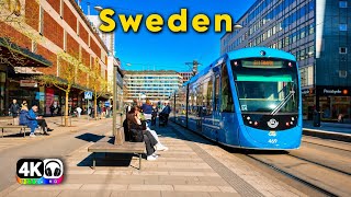 Beautiful Stockholm Walking Tour 4K | From Sergels Torg to Östermalm Market Hall