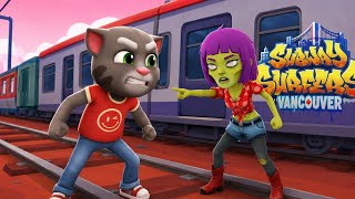 😺 Angry Tom run 🆚 Zombie Subway surfers vancouver | epic gameplay comparison screenshot 1