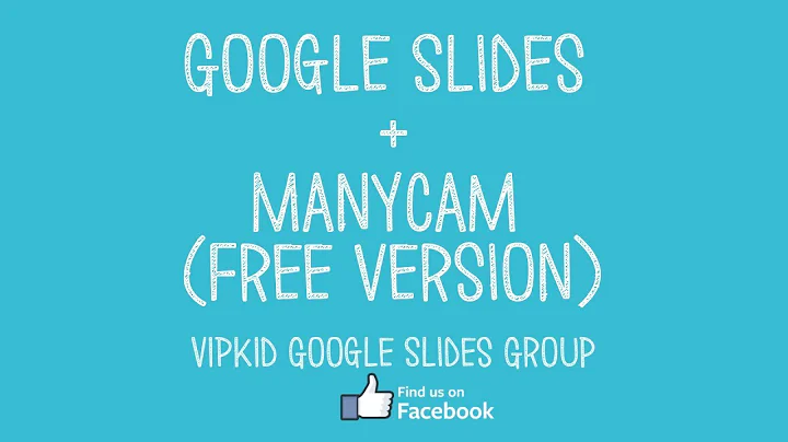 Free ManyCam & Google Slides by Kristina Hayes