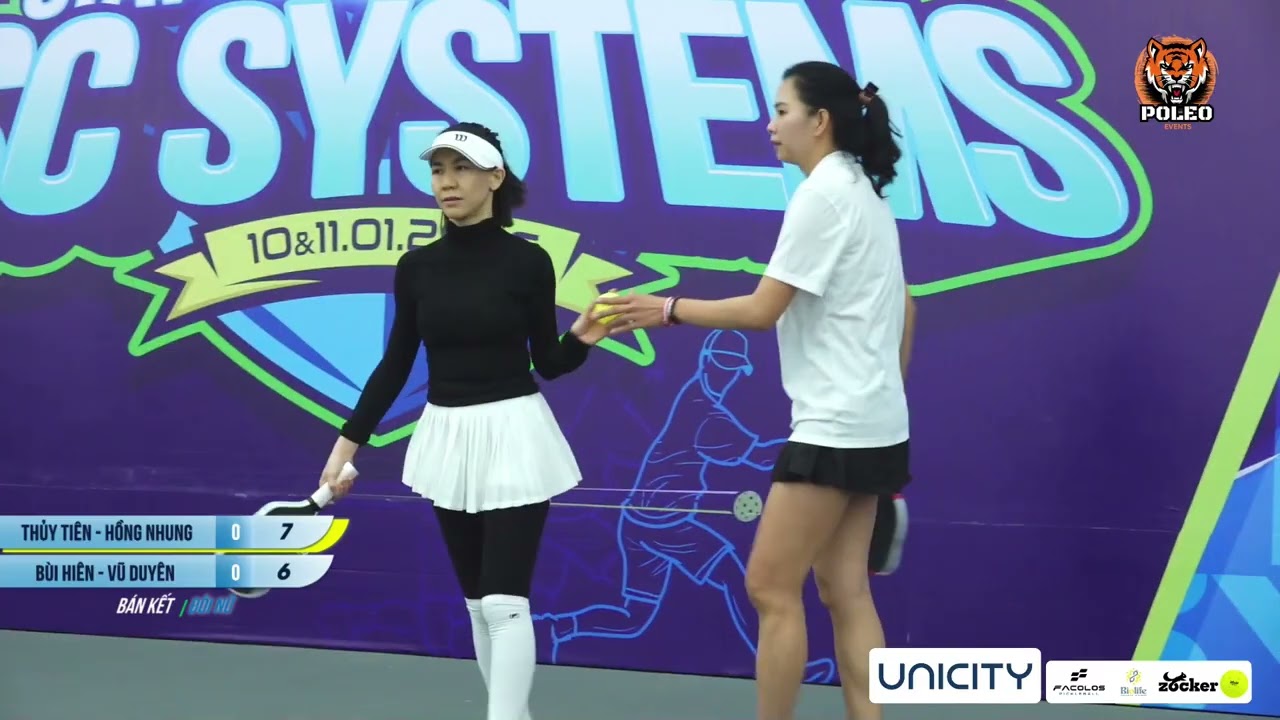 🔴VÒNG BÁN KẾT ĐÔI NỮ : THỦY TIÊN - HỒNG NHUNG🆚BÙI HIÊN - VŨ DUYÊN 📢 GIẢI ĐẤU PICKLEBALL LSC SYSTEMS