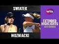 Extended Highlights Iga Swiatek Vs Caroline Wozniacki 2019 Toronto Second Round