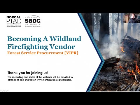 Become A Wildland Firefighting Vendor | Forest Service Procurement [VIPR]