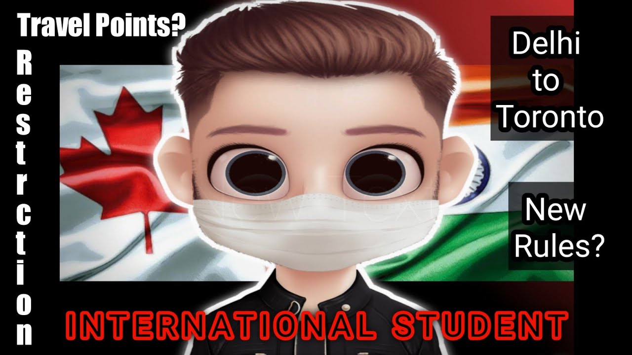 Travel Vlog | India to Canada on Student Visa 2021 | Immigration Questions and Process 🇨🇦🇮🇳