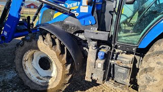INSTALLING FRONT FENDERS ON NEW HOLLAND WM120