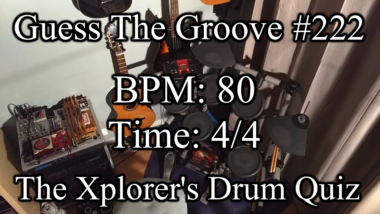 Guess The Groove 222 The Xplorer's Drum Quiz (Demo) YouTube