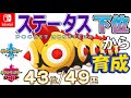【ポケモン剣盾】ステータス下位から育成５タイレーツ【４３位／４９匹】