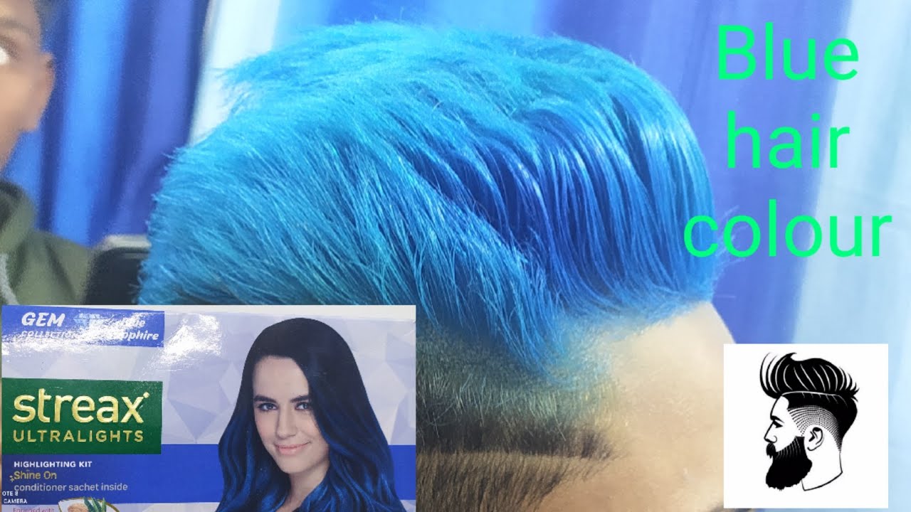 HAIR COLOUR || BLUE SAPPHIRE COLOUR 🔥🔥🔥TRENDING 🔥🔥 - YouTube