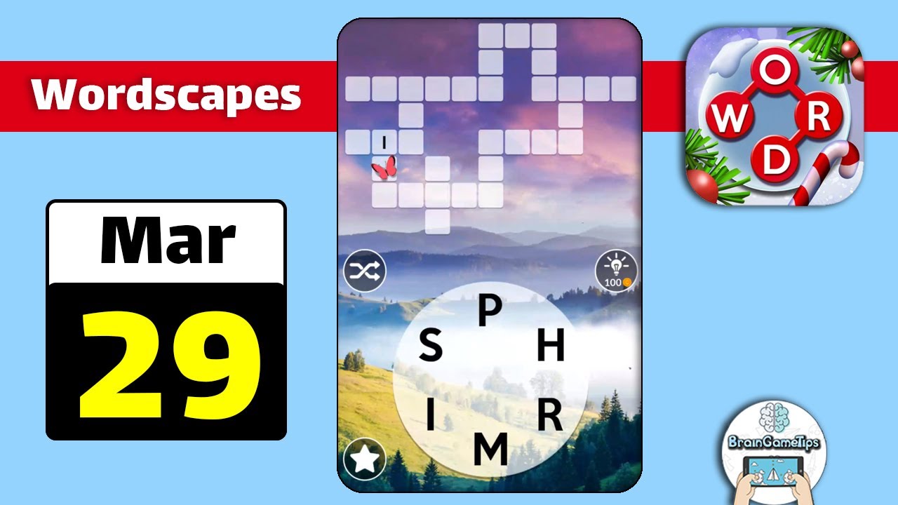 Wordscapes - March 29 2021 Daily Puzzle Answer