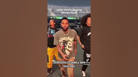 Jason Derulo dancing tshwala bami challenge