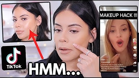 TESTING A VIRAL TIK TOK MAKEUP HACK! Does this REALLY work..?