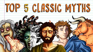 TOP 5 CLASSIC MYTHS AND LEGENDS | Draw My Life