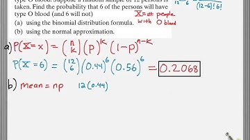 Binomial Distribution and Normal Approximation Practice