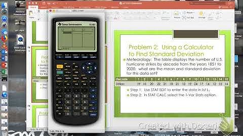 Algebra 2 Standard Deviation (11-7)