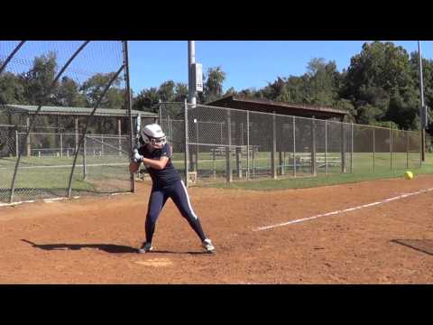 Ciara McDowell - Hitting - www.PlayInSchool.com - Bowie Blue Jays