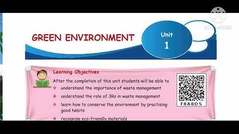 class 4 Science  Term -3 Ln-1 Green Environment