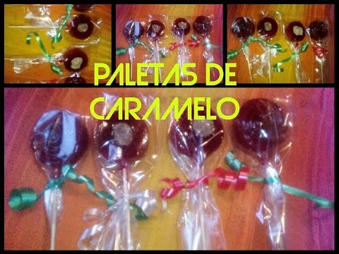 PALETAS DE CARAMELO Y SALADITOS - YouTube