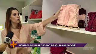 Confira modelos de bolsas de crochÃª tendÃªncia para 2018