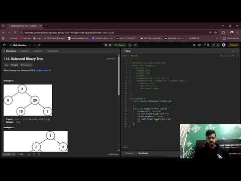🔥 LeetCode 110 | Balanced Binary Tree (08-02-2026) | Easy Explanation