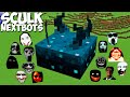 SURVIVAL GIANT SCULK SENSOR JEFF THE KILLER and SCARY NEXTBOTS in Minecraft - Gameplay - Coffin Meme