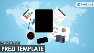 Business Desk Prezi Template