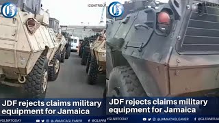 New Military Tank Found in Jamaica JDF deny Ownership