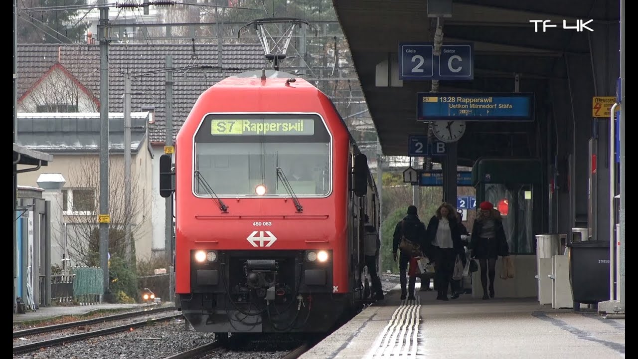 S-Bahn Zurich in Meilen - S7 nach Rapperswil
