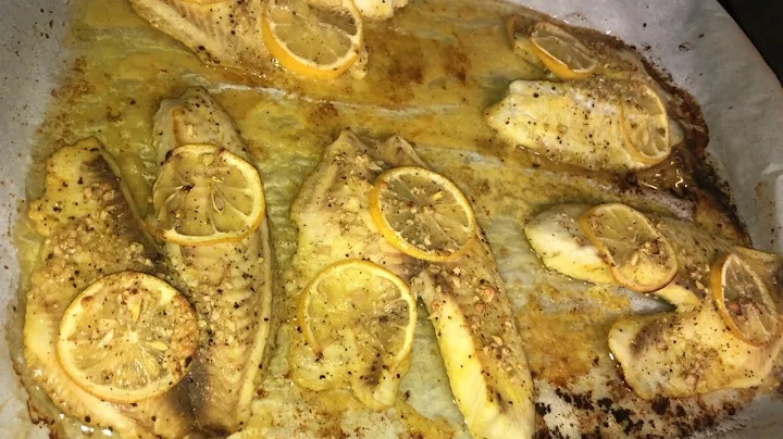 Oven Baked Lemon Pepper Tilapia Fish 🍋🐟