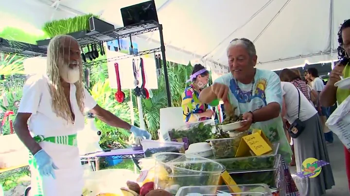 Raw Vegan Recipes with Aris LaTham - Green Salad, ...