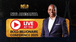 Dr Niyi Adesanya At Live At The Bold Billionaire Conference 2025