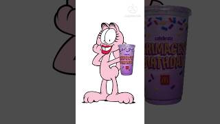 Garfield Arlene Grimace Shake #Arlene #grimaceshake