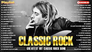 The Best Of Classic Rock Songs Of 70s 80s 90s⚡Guns N Roses, Queen, Aerosmith, ACDC, Metallica