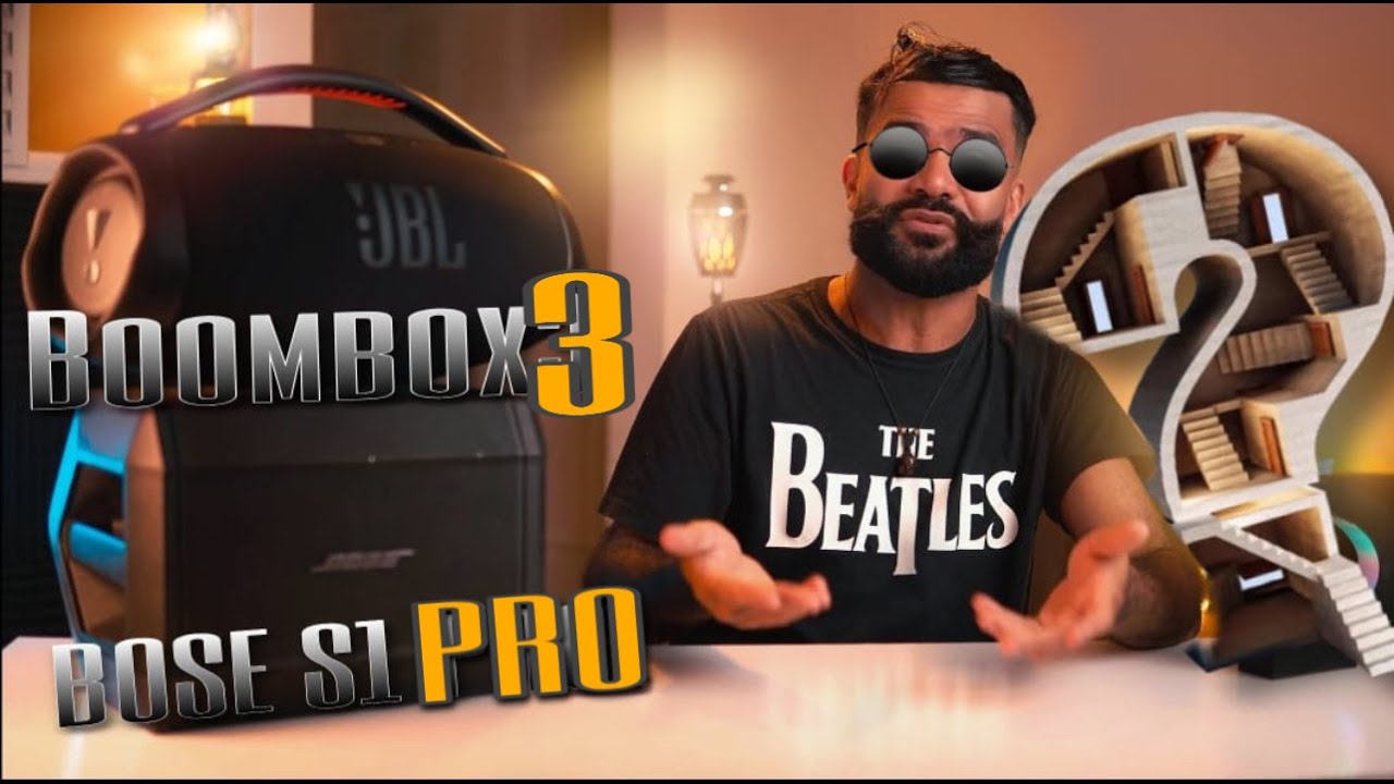 JBL Boombox 3 VS Bose S1 Pro _ Qual Vale Mais a Pena? [REVIEW COMPLETO