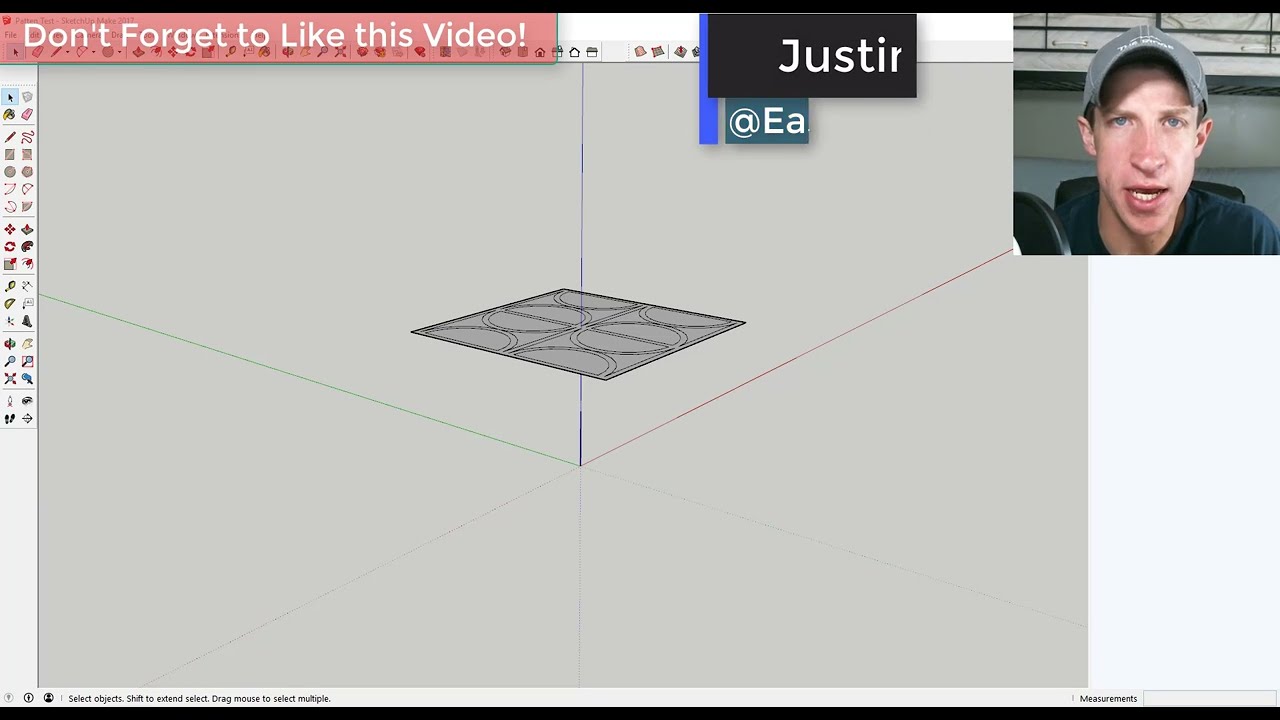 Creating A Pattern On A Dome With The Drape Tool Sketchup Quick