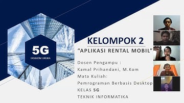 Presentasi Aplikasi Rental Mobil Berbasis Desktop (Kelompok 2 Kelas 5G)