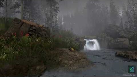 (Unity) Stormy Forest Scene