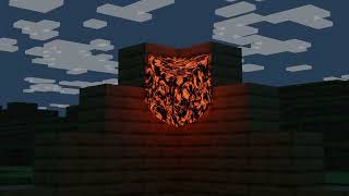 Minecraft Lava flow 2 - Blender Animation - Flip fluids simulation (Shorts)