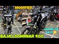 BAJAJ DOMINAR 400 ki Detailed Modification | Jammu se aaye Full Loaded Modification karwane |