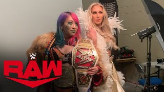Charlotte Flair \& Asuka pose as WWE Women’s Tag Team Champions: WWE Network Exclusive, Dec. 21, 2020