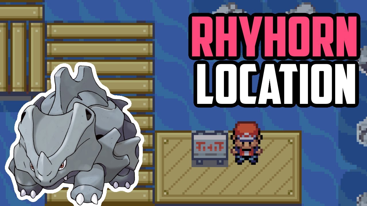 How to Catch Rhyhorn - Pokémon FireRed & LeafGreen - YouTube