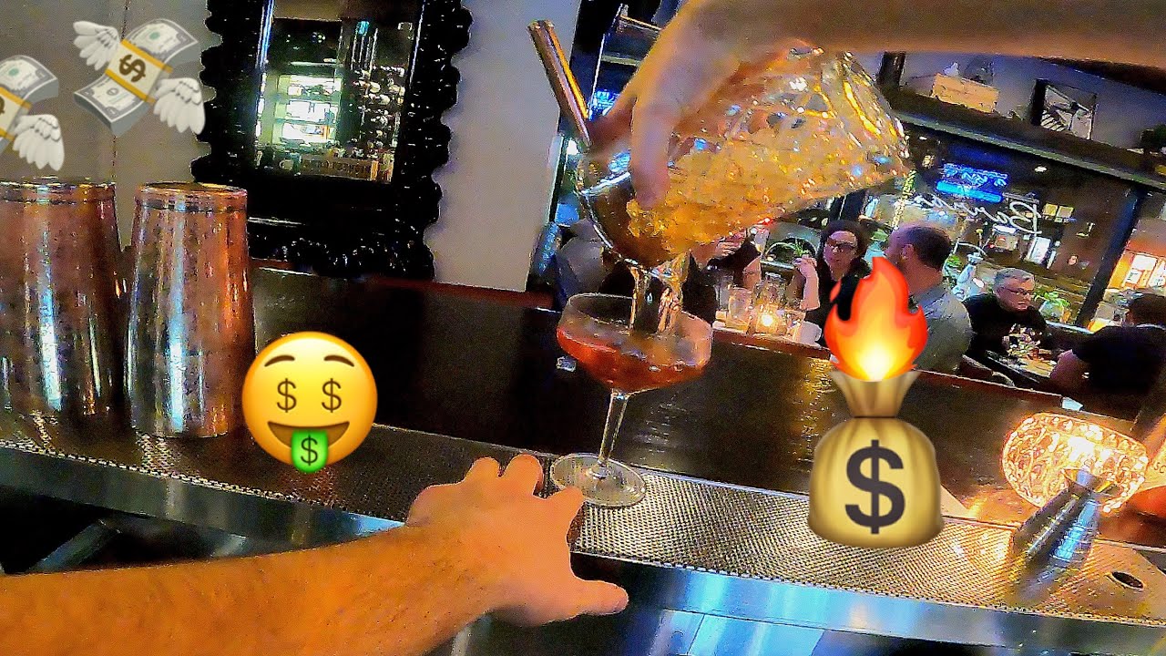 Weekend RUSH Bartending!! 2 Bartenders Making KILLER Money asmr cocktail YouTube