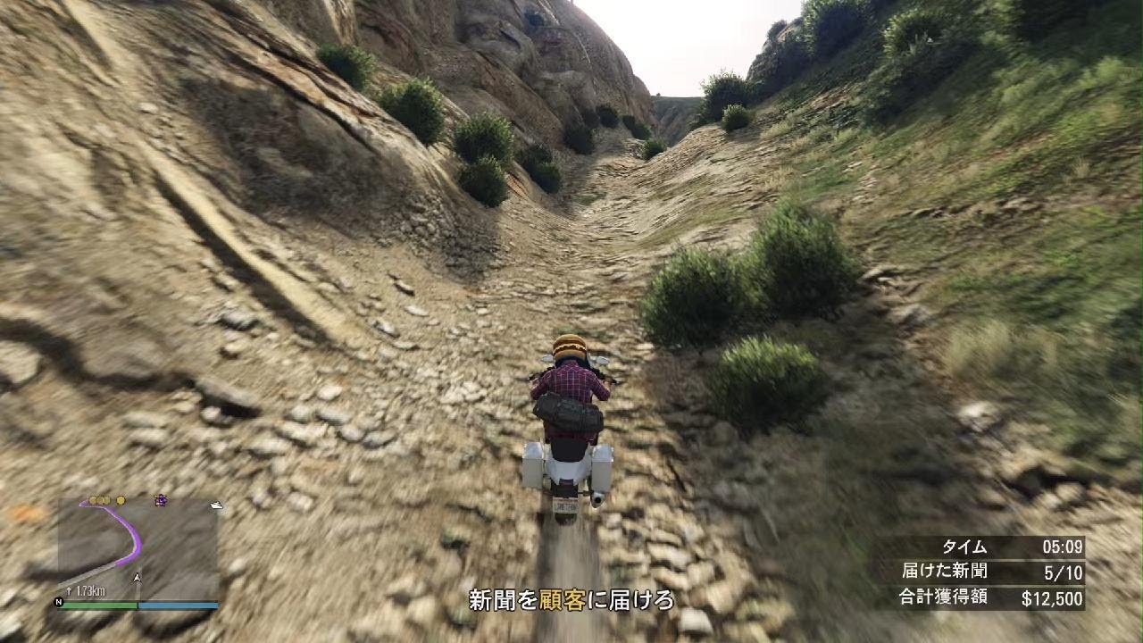 [PS5]GTAO-新ミッションの新聞配達