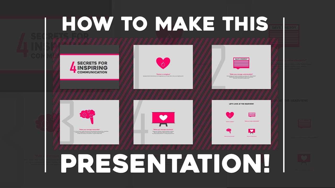 making small presentation in ms powerpoint