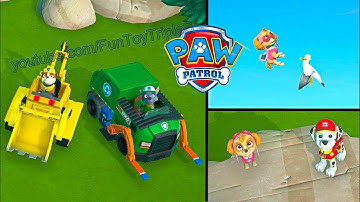 PAW Patrol On a Roll! Save an Eagle - Skye & Marshall & Rubble & Rocky