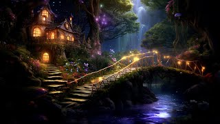 Calm Your Emotions & Sleep Deeply With a Peaceful Magical Forest🌳Enchanting Forest Music for Relax