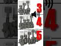Can you hear the similarity between 3 and 5? #audi #corolla #yaris #volvo #honda #engine #shorts
